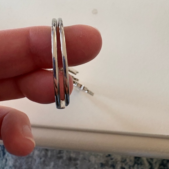 Coach Silver Snowflake Keychain - Picture 3 of 3